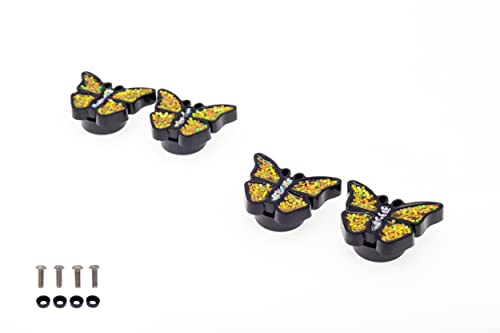Image of FD&D Multiple Use Shining Screw Cap,Butterfly Pattern with M5 /M6 Machine Screw