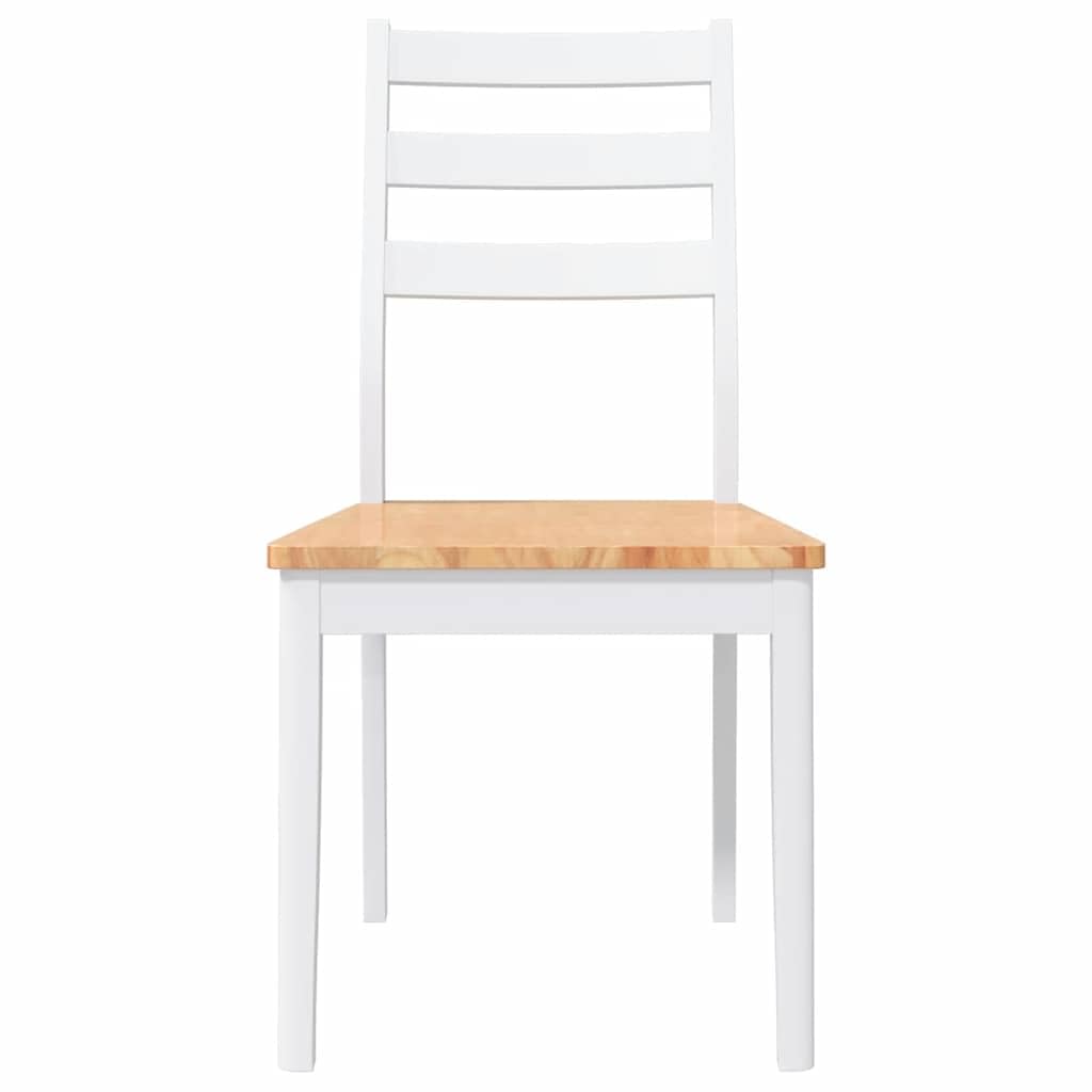 Set di 2 sedie per sala da pranzo, in legno massello, albero