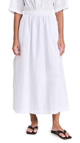 Stateside Women's Fine Poplin Double Maxi Skirt