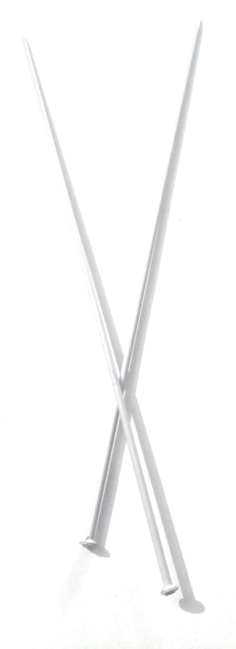 QYNSIK Aluminium Knitting Needles No. 13 (2.00 mm), 25 cm Length | Multicolored Smooth Finish | Lightweight & Durable Needles for Sweaters, Shawls, Hats & DIY Knitting Crafts | 1 Pair-image-21