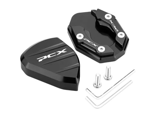 Accessoires de béquille et repose-pieds noirs haut de gamme pour PCX