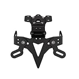 Material: este marco para matrícula de motocicleta está hecho de materiales duraderos y ofrece un rendimiento práctico y estable. No se daña fácilmente durante el uso y tiene una larga vida útil.