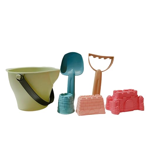 Juego de Juguetes de Playa genéricos de Juguete de Playa de para más de 12 años, Juguetes de Sandbox para, Juego de Juguetes de Que Incluye tamiz de Cubo, rastrillo y