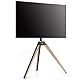 FITUEYES Design TV Ständer für 32-65 Zoll Fernseher TV Stand im Staffelei Design höhenverstellbar Schwenkbar TV Standfuss aus Holz mit Kabelmanagement Picasso Serie
