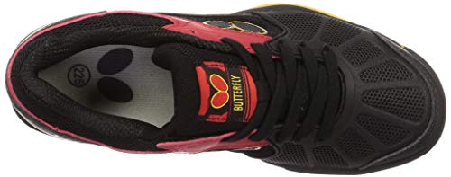 Image of Butterfly Lezoline Rifones Shoes - Professional Table Tennis Shoe with Footwork Support, Flexibility, Shock Absorbing Cushion, Gripping Ping Pong Shoe