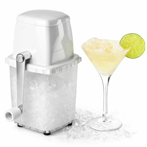 Drinkstuff Manual Ice Crusher – Hand Crank Ice Maker Machine with Stainless Steel Blades, Snow Cone, Slushie, Smoothie & Cocktail Crusher for Home Bar – Durable, Easy to Use - Image 6