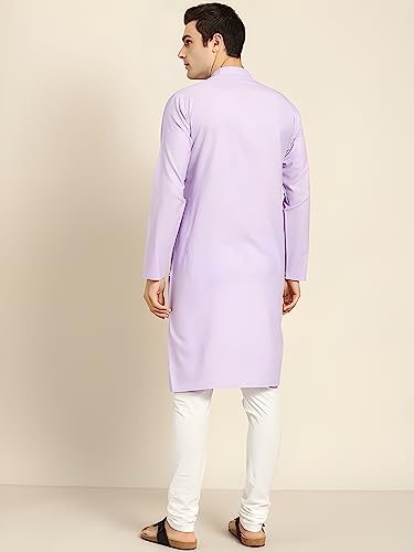 Image of OORA Men's Cotton Kurta & Pajama Set for Birthday,Wedding, Ceremony, Casual, Engagement