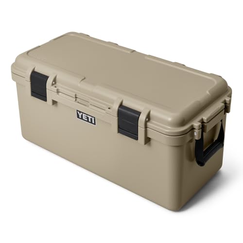 Image of YETI LoadOut 60 GoBox Divided Waterproof Cargo Case, Dry Box, Camera Case, Fishing Tackle Box, Tan