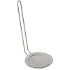 RSVP International Endurance Kitchen Collection, Stainless Steel Double-Fine Mesh Oil & Fat Strainer/Skimmer Spoon with 8-1/4-Inch Handle, Frying Utensil, 4-Inch Diameter