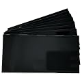 Tenedos USCT 3x6 Glossy Black Ceramic Subway Tile – Box of 10 Shiny Wall Tiles for Kitchen Backsplash, Bathroom, Shower, Accent Walls – Sleek, Modern & Easy to Clean