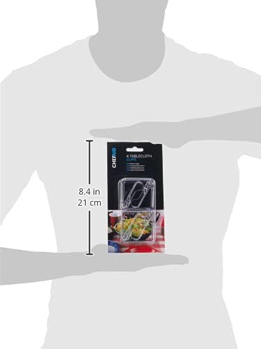 Chef Aid Table Cloth Clips (pack Of 4)