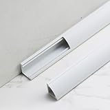 Kabelkanal Kabelschlauch Kabelmanagement PVC-Kabelversteck, Wandleiste, Kabelabdeckung, TV-Halterung, Kabelschutz, Dreiecke, Selbstklebende Haushaltskabel, Hohlräume/Verlängerungskabel, Kanäle Für Eck