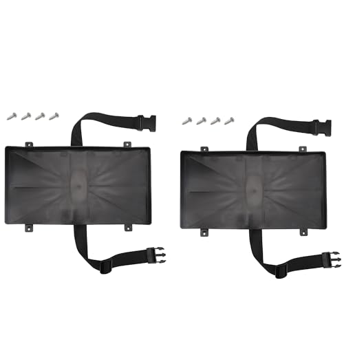 Image of Group 27 Battery Tray for Marine RV, Car, etc Heavy Duty Marine Battery Holders,Anti-Slip Battery Holder Group 27(Group 27 (2 Pack))