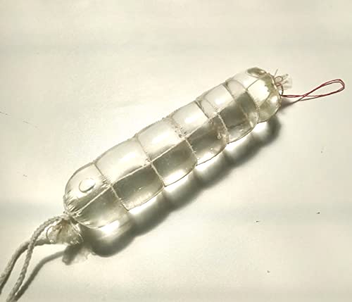 Polymer Casings In The Net For 4.5 Lb Sausage, 4 Cells Ø3.3" X 20" (Ø85Mm X 500 Mm), Crystal Clear Shell (15) #TOP5