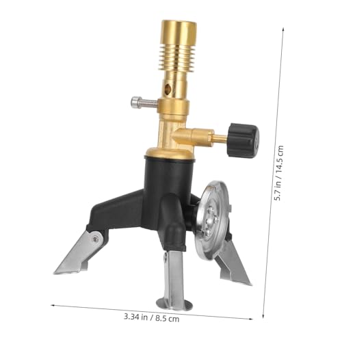 Brûleur Bunsen en laiton Healvian léger à dissipation thermique pour travaux de précision