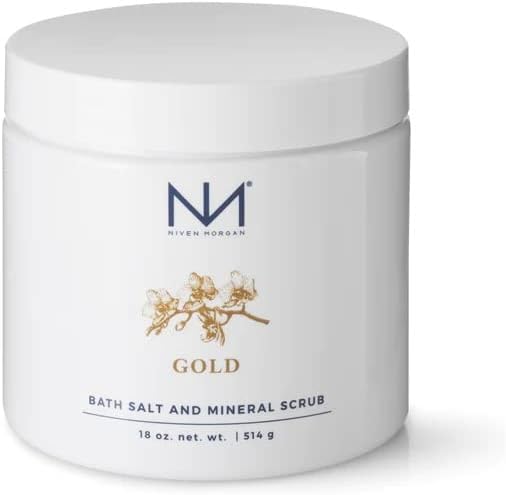 Niven Morgan Sais de Banho e Esfoliante Mineral Gold, 514 g