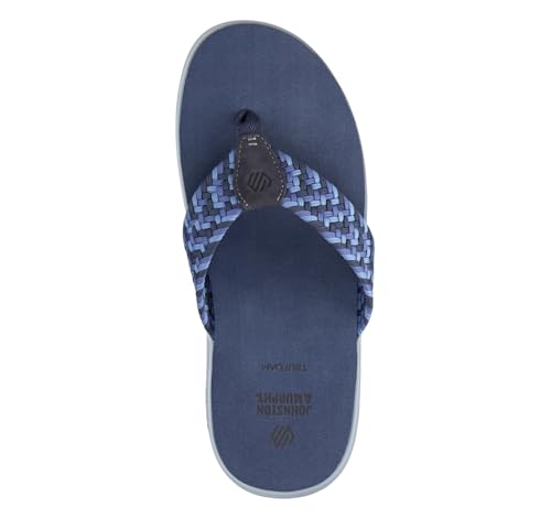 Johnston & Murphy Men’s Upton Woven Thong Sandals, Leather Flip Flops for Men, Casual Summer Shoes2