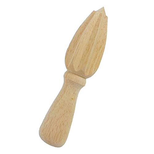 AGAWA — Mini espremedor de frutas cítricas de madeira natural para limão laranja, conforme mostrado,