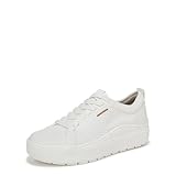 Dr. Scholl's Shoes Womens Time Off Knit Lace Up Sneaker White Knit 8 M