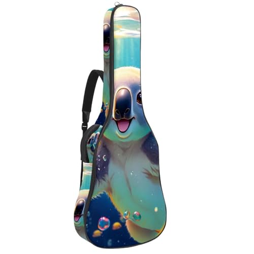 Sac pour guitare acoustique étanche et antichoc avec motif koala original