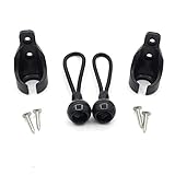 Blinds & Shades - Juego de conversión de cordones elásticos con receptor de cortinas para ventanas, para interiores/exteriores