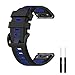 Meiruo 26 mm Watch Band Waterproof Strap Quick Fit Band Silicone Replacement Band Colorful Watch Band for Garmin Fenix 7X/ Fenix 6X/ Fenix 5X /Fenix 5X Plus/Fenix 3/3 HR(color 2)