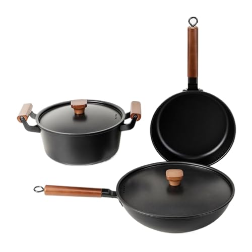 Ensemble de casseroles et wok en fer pour ne plus jamais rater vos cuissons