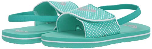 Image of Roxy Girl's TW Finn Sling Back Flip Flop Sandal Sandal, NAVY DREAM, 7 M M US Toddler