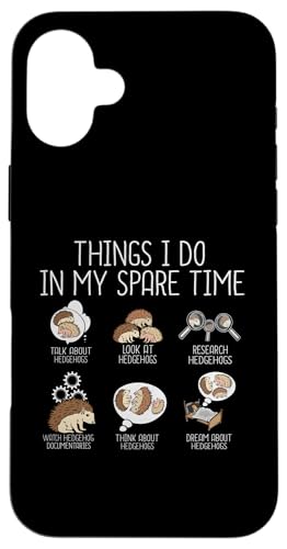 Funny Hedgehog Lover LbY fB[X nlY~ X}zP[X iPhone 16 Plus p