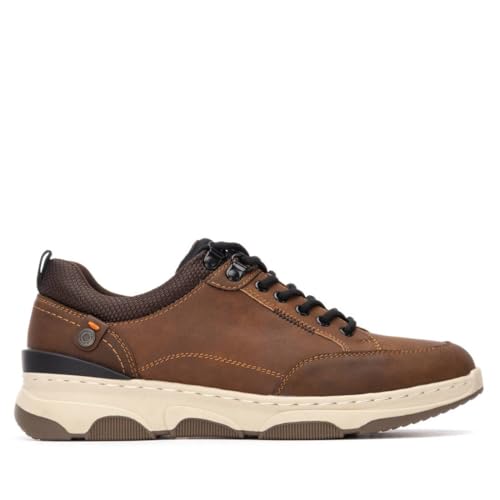 REFRESH - Zapatos Casual Hombre Camel - Calzado Cómodo y Versátil - Moda Casual - Modelo 17323702 (Talla 42)
