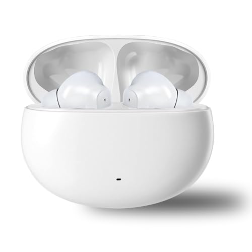 Image of Wireless Earbuds with Active Noise Cancellation,40H Playtime,Bluetooth 5.3 Headphones,Hi-Fi Stereo Sound IPX7 Waterproof (Cloud White)