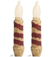 Algopix Similar Product 4 - Set of 2 Primitive Grubby Candy Cane
