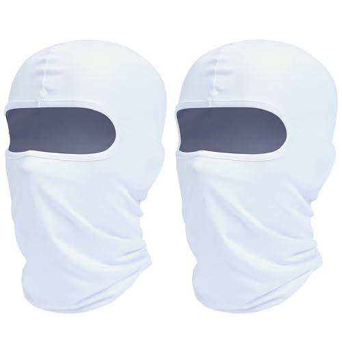 Image of ROXUN Balaclava Ski Mask, 2 Pack Summer Motorcycle UV Protection Shiesty | Cooling, UPF 50+, Unisex, Windproof, Face Mask, Neck Gaiter, Versatile Use