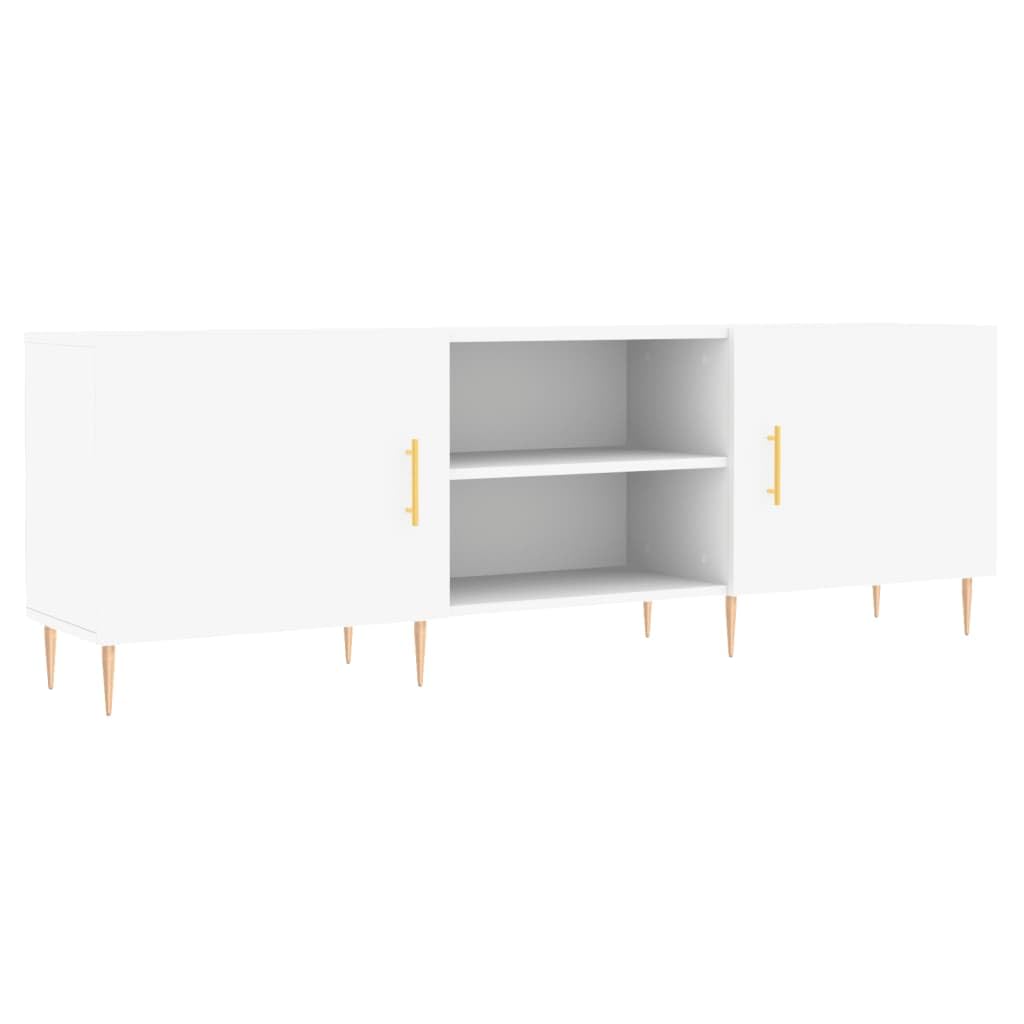 Mobile TV bianco, 150 x 30 x 50 cm, in legno
