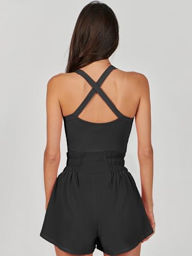 ANRABESS Womens Mini Tennis Dresses Skort Summer Sleeveless One Piece Workout Romper Dress with Shorts Athletic 2025 Outfit4