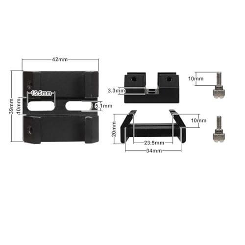 Placa de cola para telescopio compatible con soporte de montaje de buscador 2