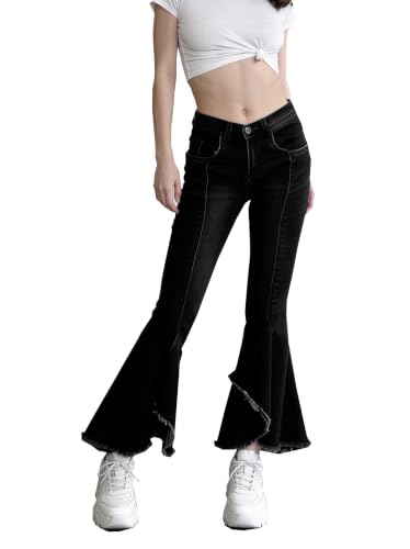 Image of Nifty Women's Denim Stretchable High Rise Flared Jeans