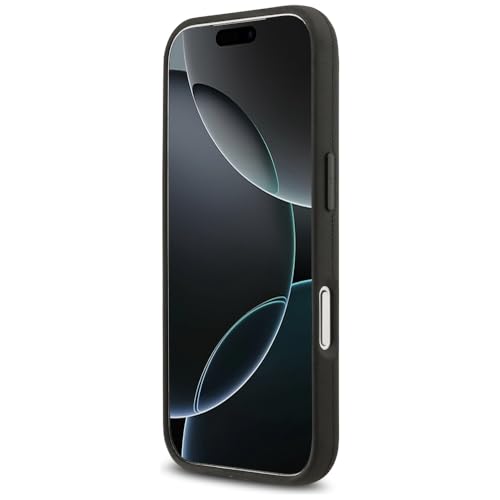 Image of CG MOBILE BMW [Official Licensed], Protective Case Designed for iPhone 17 Pro Max | Magnetic Compatible|M Collection|Full Wrapped Pu Leather Case with Metal Logos -Black