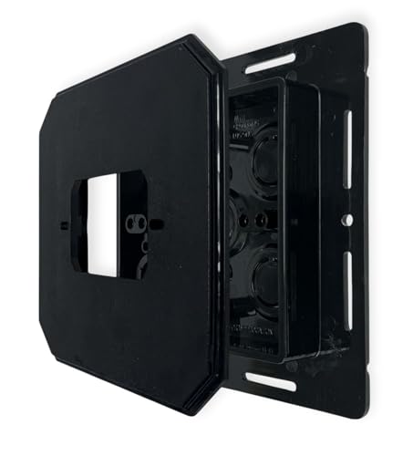 Bloc de parement universel iMBAPrice noir 16,5 x 6,5 cm pour luminaires extérieurs