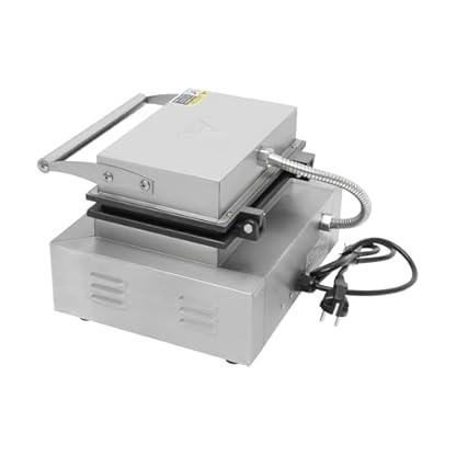 1500W Watt Profi Edelstahl Waffeleisen,Hot Dog Maschine Stiel Waffeleisen Blase Waffelbackmaschine Waffelmaschine Antihaft-Pfanne Ei Waffel Maker mit Timer 5 Stück Leicht zu reinigen – Bild 8