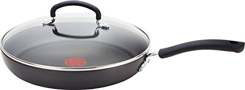 T-fal E91898 Ultimate Hard Anodized Titanium Thermo-Spot 12-Inch, Gray (Renewed)