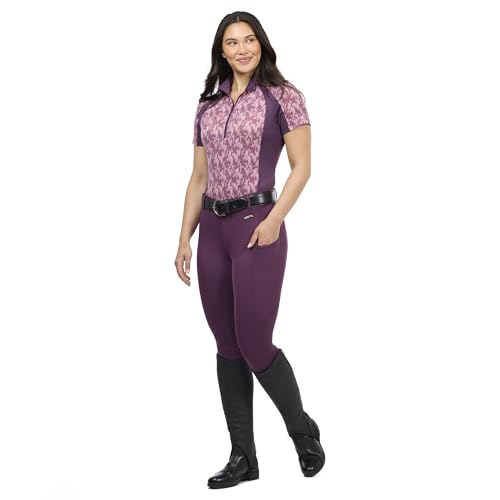 Image of Kerrits Women's Coolcore Full Leg Grip Horse Riding Tights - Cooling Equestrian Leggings, Silicone Grip, Pockets