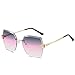Produktbild nobrand Randlose Polygonlinse mit Kristallschliff UV-beständige Sonnenbrille