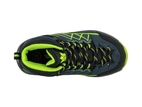 Lico Jungen Griffin High Cross-Laufschuh, Marine Schwarz Lemon, 31 EU