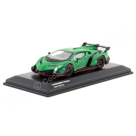 Kyosho KS07040A2 Veneno Green con línea roja 1/64