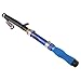 Telescopic Carbon Fiber Fishing Rod, Lightweight and Portable for Travel, 1M/1.2M/1.5M Size Options, Black or Blue（Blue） 1M