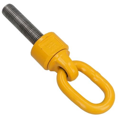 Punto de elevación m24 x 40 mm giratorio con argolla para elevación industrial 6