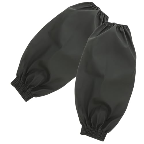 SAFIGLE Protector de Brazo de Cuero PU y Resistente al Aceite, Mangas Largas para Adultos, Adecuado para Cocina, Jardinería y Lavado de Autos