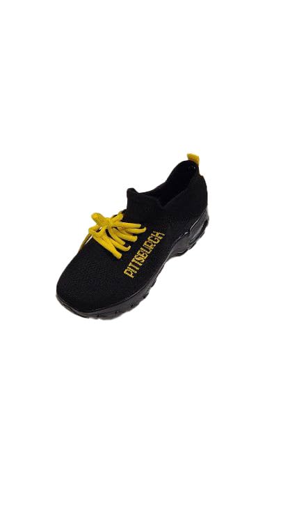 4J Pittsburgh Sports Sneakers (Black, US Footwear Size System, Adult, Women, Numeric, Medium, 9)