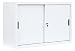 Produktbild Schiebetürenschrank Schiebetüren Büro Aktenschrank Sideboard aus Stahl Weiß 750 x 1600 x 450 mm (H x B x T) 550137 kompl. montiert und verschweißt